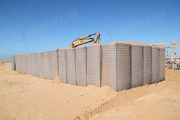 Hesco Wall: Revolutionizing Security Barriers in Military and Civilian Sectors 1 Hesco Wall