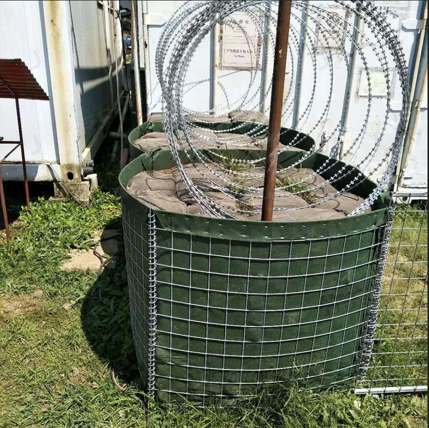Hesco Galvanized Iron Wire Defence Barrier: The Ultimate Solution for Military & Flood Control with Hesco Barriers 1 Hesco Galvanized Iron Wire Defence Barrier