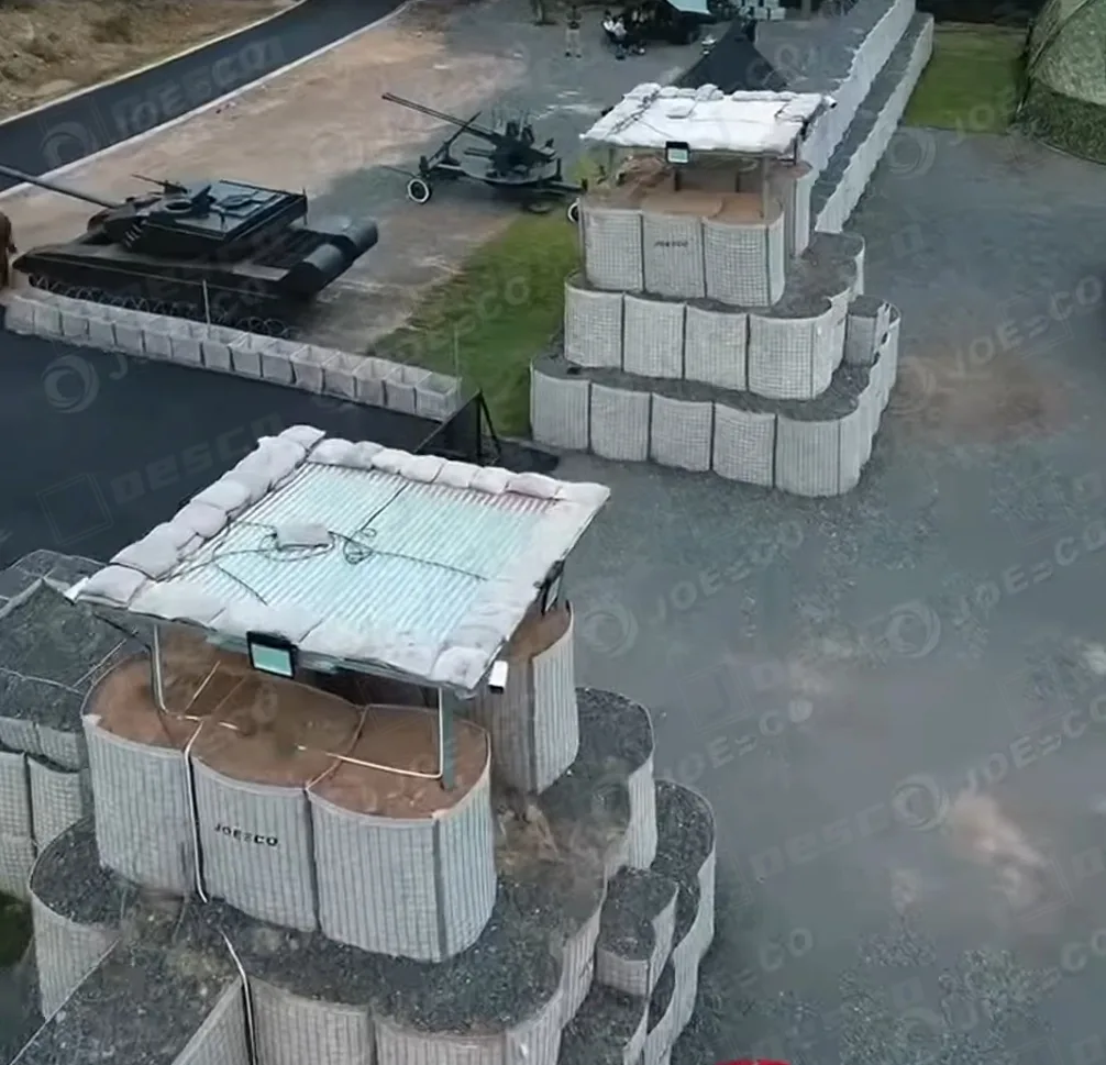 hesco barrier for 026 military camp