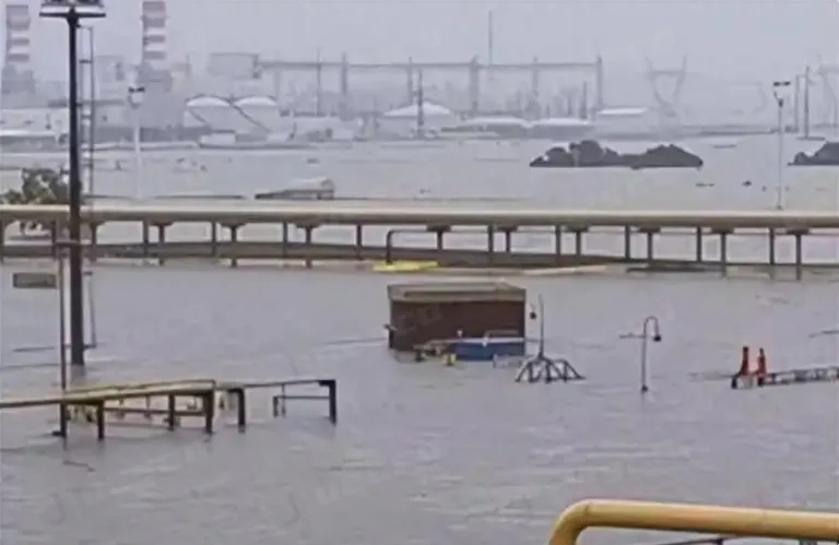 storm disaster in Blanca, Argentina