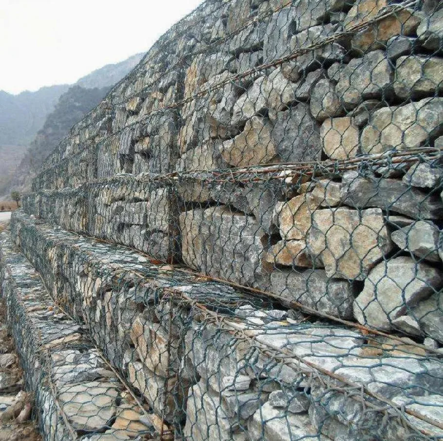 Galvanized Hexagonal Gabion Baskets: The Ultimate Erosion Control Solution for Rivers, Slopes, and Beyond 2 Galvanized Hexagonal Gabion (2)