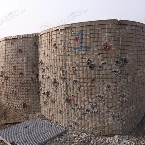 Hesco barrier test