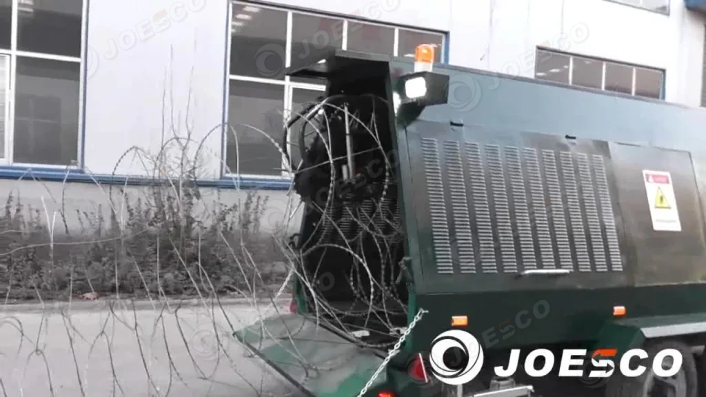 Dynamic Border Security: How Rapid Deployment Barriers Stop Illegal Crossings Instantly 1 JOESCO Razor Wire Vehicle